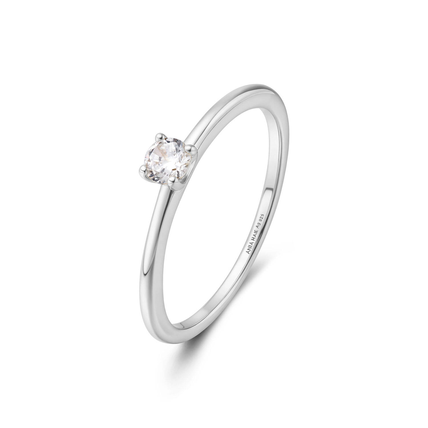  Sunny Sparkler - Rings with zirconia - Silver / Rhodium plated - Zirconia